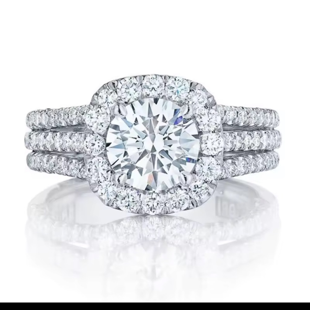 Neiman Marcus Silver Lab Diamond 9.25 Sterling Si… - image 2